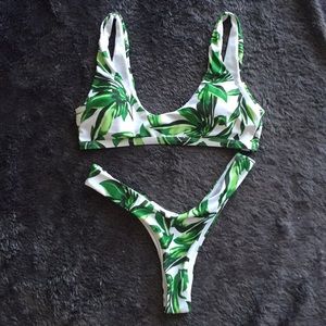 Palm Tree Bikini Thong